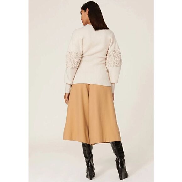 $445 Rebecca Taylor Sweater Womens Small Romantic Soft Feminine Whimsical Classy - Picture 4 of 15